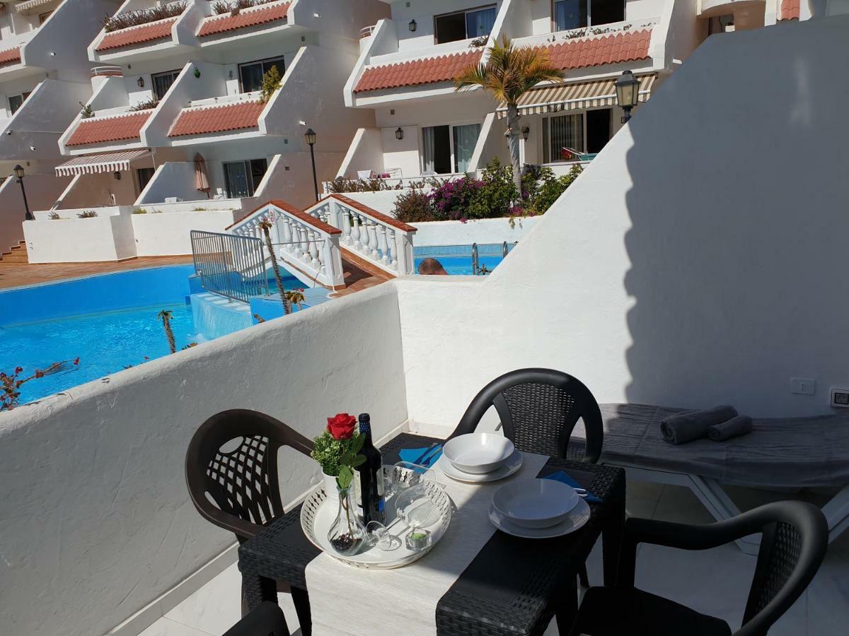 Casa Las Flores With Heated Pool, Only 490 Meters To The Beach, Balcony, Wifi Arona  Esterno foto